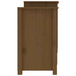 Berkfield Modern Sideboard Honey Brown 164X37X68 Cm Solid Wood Pine - thumbnail 7