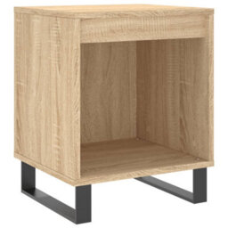 Berkfield Bedside Cabinets 2 Pcs Sonoma Oak 40X35X50 Cm Engineered Wood - thumbnail 4