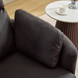 Hudson 2 Seat Rocker Recliner Sofa With Centre Console - Brown - thumbnail 9