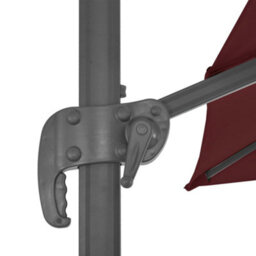 Walplus Cantilever Garden Parasol With Aluminium Pole Bordeaux Red 400X300 Cm - thumbnail 7