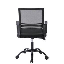 MCC Direct Mesh Back Office Chair On Castor Wheels - Black - thumbnail 5
