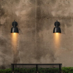 Modern Black Outdoor Wall Light, Rainproof Ip65 Waterproof Exterior Wall Lamp, Vintage Industrial Sconce For Garden,weatherproof - thumbnail 3