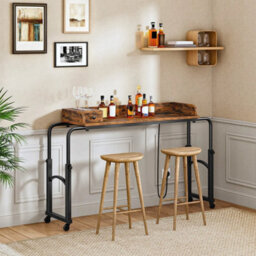 Overbed Table With Charging Station Height And Length Adjustable - thumbnail 3