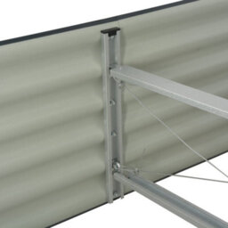 Berkfield Garden Raised Bed 320X80X44 Cm Galvanised Steel Grey - thumbnail 5