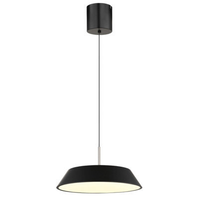 Luminosa Lighting Luminosa Silena Dome Pendant Ceiling Light Matt Black Led 3000K - image 1