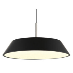 Luminosa Lighting Luminosa Silena Dome Pendant Ceiling Light Matt Black Led 3000K - thumbnail 3