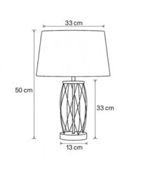 Lighting Supermarket Ashleigh Black (No Glass) Table Lamp With Sage Green Shade - thumbnail 4