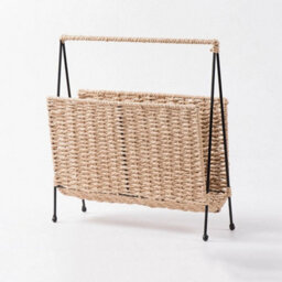 Magazine Newspaper Basket Free Standing Storage Rack Organiser Book Holder - thumbnail 3