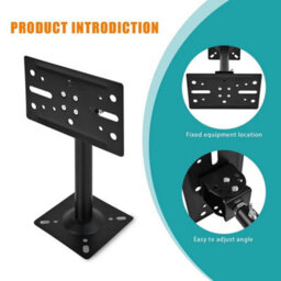 2X Telescopic Speaker Wall Ceiling Mount Stand Adjustable Swivel Tilt Bracket - thumbnail 3