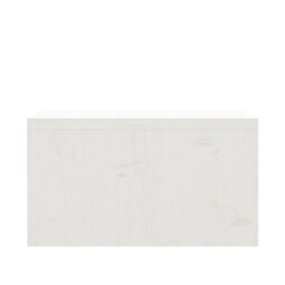 Berkfield Monitor Stand White 50X27X15 Cm Solid Wood Pine - thumbnail 6