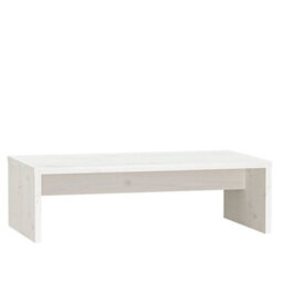 Berkfield Monitor Stand White 50X27X15 Cm Solid Wood Pine - thumbnail 2
