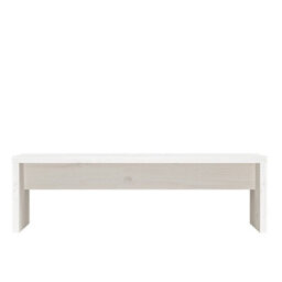 Berkfield Monitor Stand White 50X27X15 Cm Solid Wood Pine - thumbnail 5