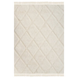 Beliani Kids Rug Xeldem  Light Beige 160 X 230 Cm Cotton - thumbnail 1