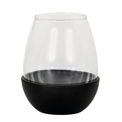 Neris Medium Candle Holder With Glass Goblet - Elegant Home Decor - image 1