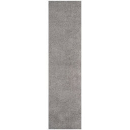 The Rugs Grey Soft Plain Design Fluffy Shaggy Rugs And Runners High Pile Living Room Kitchen Hallway 380 - thumbnail 1