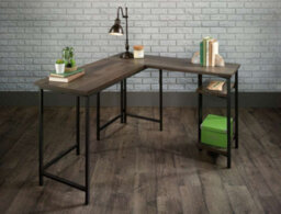 Teknik Industrial Style L-Shaped Desk Smoked Oak - thumbnail 2