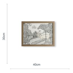 Laura Ashley Trecastle Stag Natural Framed Print (H)30Cm X (W)40Cm - thumbnail 5