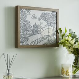 Laura Ashley Trecastle Stag Natural Framed Print (H)30Cm X (W)40Cm - thumbnail 3