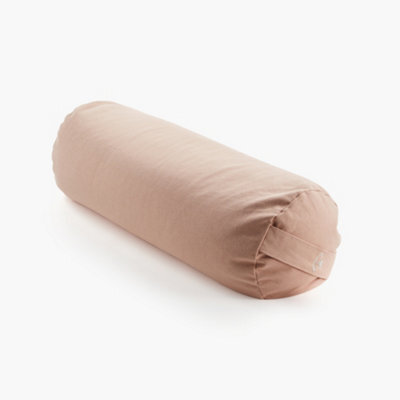 Myga Blush Buckwheat Support Yoga Bolster Pillow For Comfort