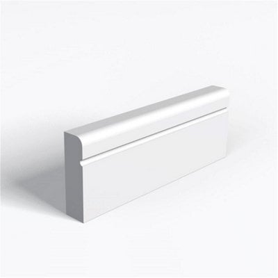 Marlborough - Double Set - Mdf Moisture Resistant Primed Pencil Round And Drip - 15mm (T) X 94mm (H)
