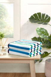 Rapport Home Amalfi 6 Piece Towel Bale Set Pure Cotton Blue - thumbnail 3