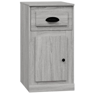 Berkfield Durable Side Cabinet With Drawer Grey Sonoma 40X50X75 Cm Engineered Wood - image 1