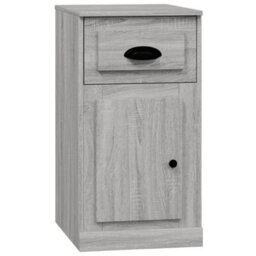 Berkfield Durable Side Cabinet With Drawer Grey Sonoma 40X50X75 Cm Engineered Wood - thumbnail 1