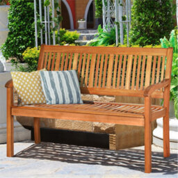 Eucalyptus Bench Wooden Dining Bench - thumbnail 3