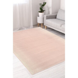 Melrose Ombre Plain Sunset Blush Pink Large Indoor Area Rug 160/230Cm - thumbnail 1