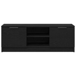Berkfield Tv Cabinet Black Oak 102X35X36,5 Cm Engineered Wood - thumbnail 6