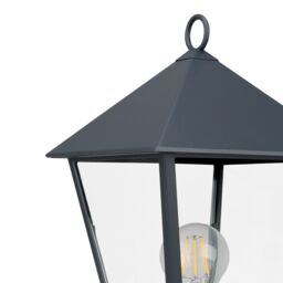 GoodHome Docker Fixed Matt Dark Grey Pir With Motion Sensor Outdoor Wall Light 25W - thumbnail 4