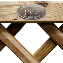 Premier Garden Supplies Elite Diamond Wooden Trellis Panel 6Ft X 1Ft (4 Pack) Standard Lattice Fencing Topper For Climbing Plant Support - thumbnail 4
