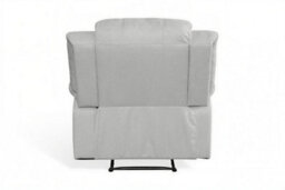 3 Position Manual Grey Recliner Chair For Living Room Varesa - 160 Recline - Room Delivery - thumbnail 6