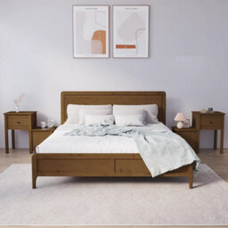 Berkfield Bedside Cabinet 2Pcs Honey Brown 79.5X38X65.5Cm Solid Wood Pine - thumbnail 1