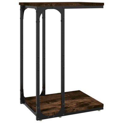 Berkfield Industrial Side Table Smoked Oak 40X30X60 Cm Engineered Wood - image 1