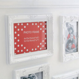 Orsina White Contemporary 6 Photo Frame,lightweight Wall Display Piece,white Finish Poster Frame,perfect For Decor - thumbnail 5