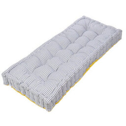 Dibor Vintage Blue Striped Reversible Indoor Outdoor Garden  Bench Cushion (L)105Cm X (W)42Cm - thumbnail 2