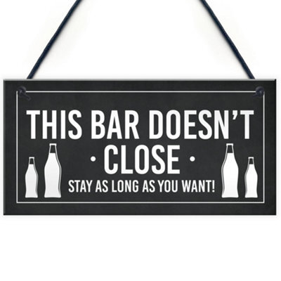 Red Ocean Funny Man Cave Bar Sign Hanging Garage Pub Garden Plaque  Gift