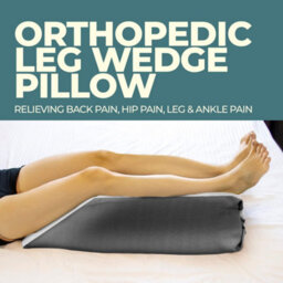 Nod Off Leg Elevation Pillow Wedge Pillow For Legs And Sleeping Orthopaedic Leg Support Memory Foam Pillow Relieves Knee, Hip Lowe - thumbnail 4