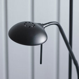 Loops Stylish 1800mm Tall Mother & Child Floor Lamp In Black With Opal Glass Shade - thumbnail 5