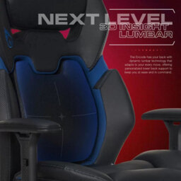Xample Dps Encode Gaming Chair With Adjustable Headrest, Lumbar Support, Pu Leather, Tilt Lock, Height Adjustable Arms & 136Kg Capacity - thumbnail 4