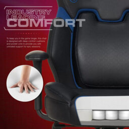Xample Dps Encode Gaming Chair With Adjustable Headrest, Lumbar Support, Pu Leather, Tilt Lock, Height Adjustable Arms & 136Kg Capacity - thumbnail 5