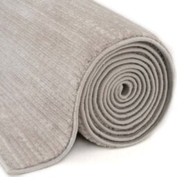 The Rugs Carmel Grey/cream Striped Area Rug And Runner Non Shedding, Stain Resistant, Soft - thumbnail 5
