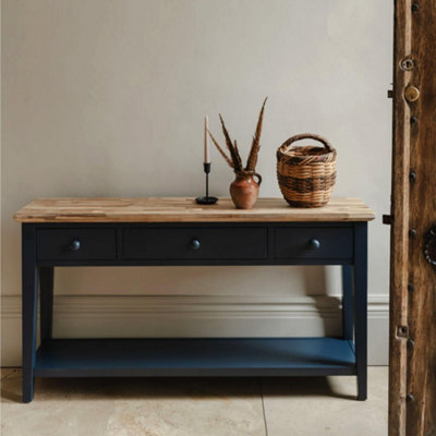 Statement Furniture Florence Large Console Table - Navy Blue - image 1