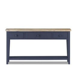 Statement Furniture Florence Large Console Table - Navy Blue - thumbnail 6