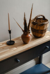 Statement Furniture Florence Large Console Table - Navy Blue - thumbnail 2