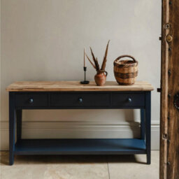 Statement Furniture Florence Large Console Table - Navy Blue - thumbnail 1
