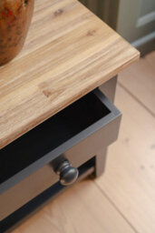Statement Furniture Florence Large Console Table - Navy Blue - thumbnail 3