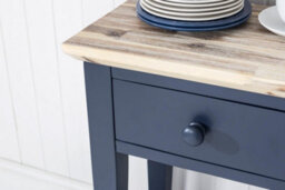Statement Furniture Florence Large Console Table - Navy Blue - thumbnail 9