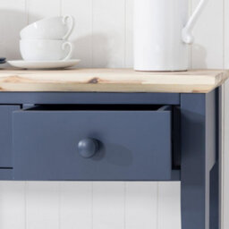 Statement Furniture Florence Large Console Table - Navy Blue - thumbnail 8